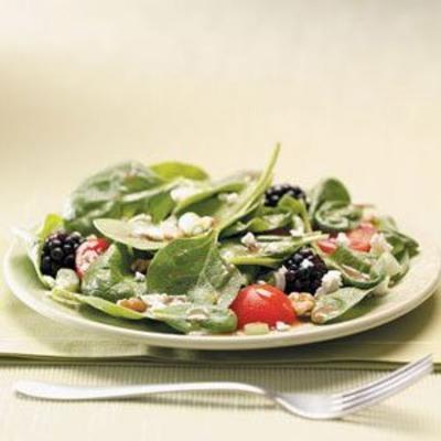 bramen-spinaziesalade met balsamico vinaigrette