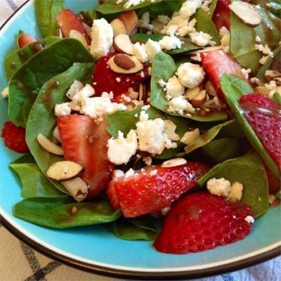 Emily's aardbeienbalsamico-salade