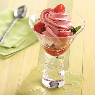 frambozenmousse parfaits