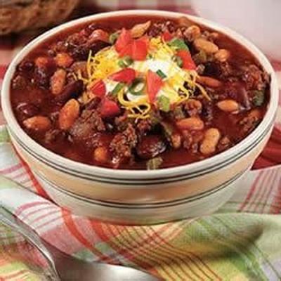 2-bonen chili