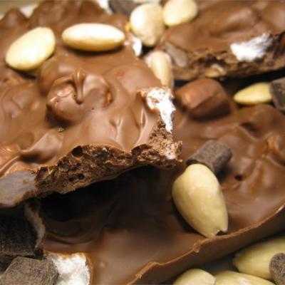 Super Easy Rocky Road Candy