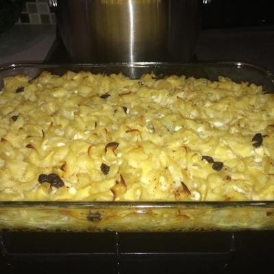 de beste klassieke joodse noodle-kugel