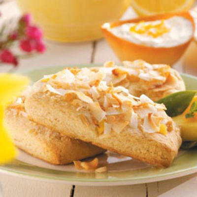 mango colada scones