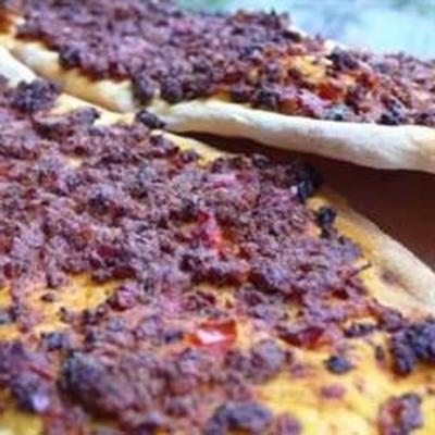 Armeense pizza's (lahmahjoon)