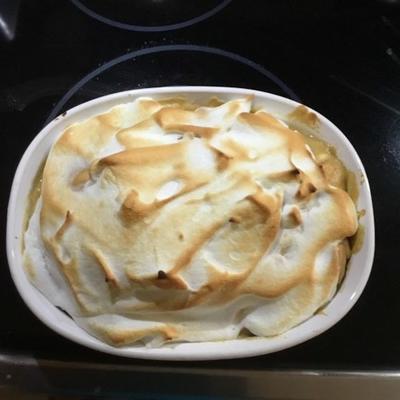 bananenpudding met meringue