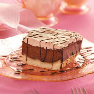 dubbele pure chocolade mout cheesecake voor twee