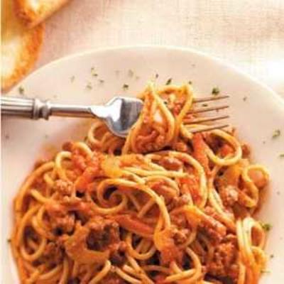 spaghetti met bolognese saus