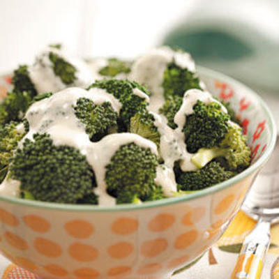 broccoli in mierikswortelsaus