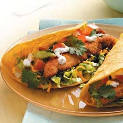 chicken finger taco's voor twee