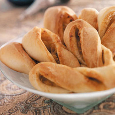 gekaramelliseerde ui breadsticks