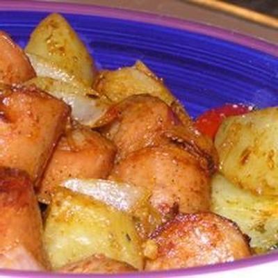 geroosterde creoolse aardappelen