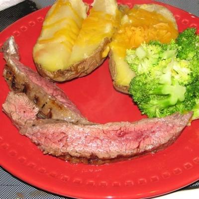 citrus-gember platte ijzeren steak