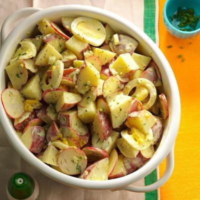 pittige aardappelsalade