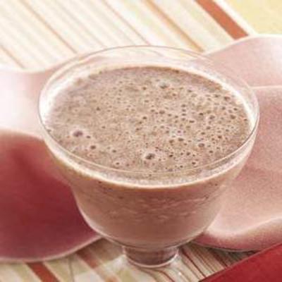 chocolade behandelde kersensmoothie