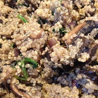 quinoa met champignons