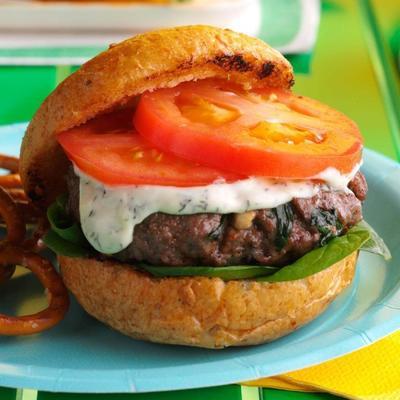 spinazie feta burgers