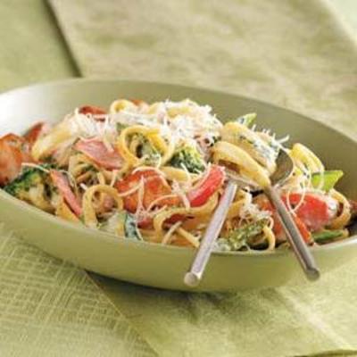 fettuccine primavera