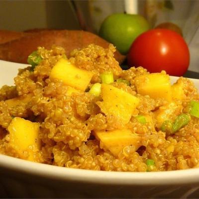 curried quinoasalade met mango