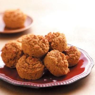 pompoen-haver zemelen muffins