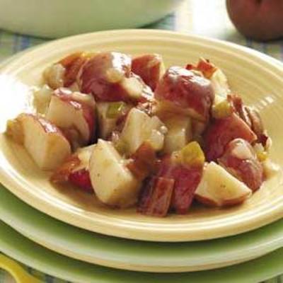 balsamico bacon en aardappelsalade