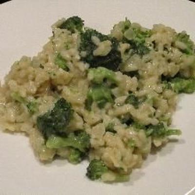 risotto van broccoli met room en citroen