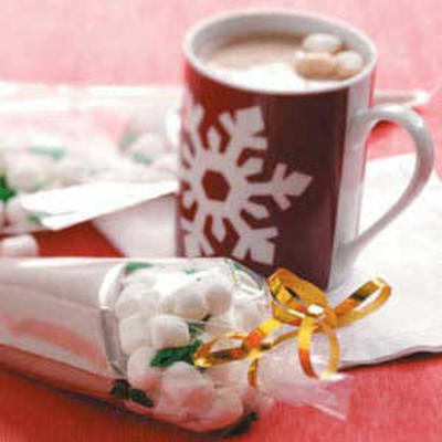 chocolade behandelde kers cappuccino