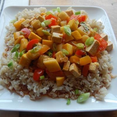limoen-curry tofu roerbakken