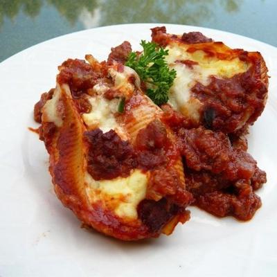 lasagna gevulde schelpen