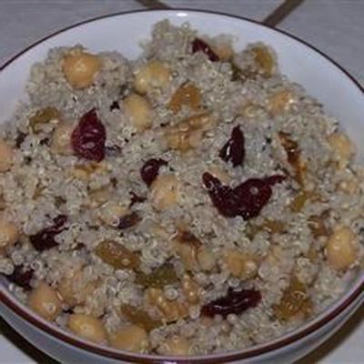 garbanzo bean en quinoa salade