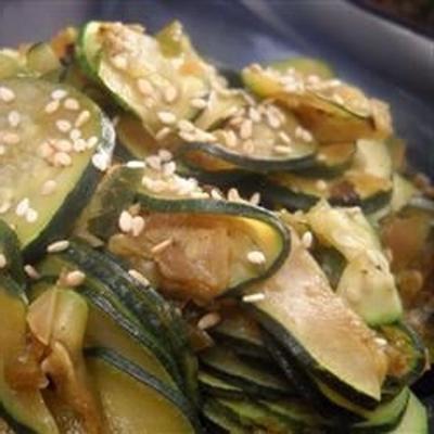Chinese gestoofde courgette