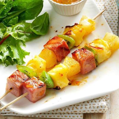 Zwitserse ham Kabobs