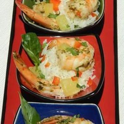 rijstsalade in Thaise stijl