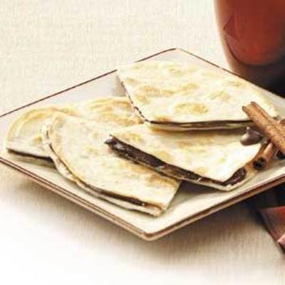 chocolade quesadillas