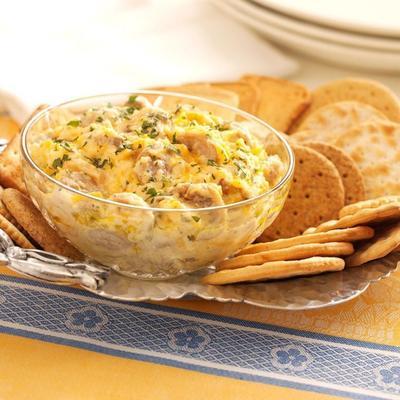 hete cheddar paddestoel verspreid