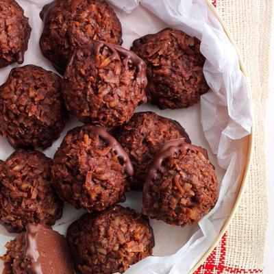 chocolade macadamia bitterkoekjes