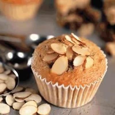 amandelbanaan chocolade muffins