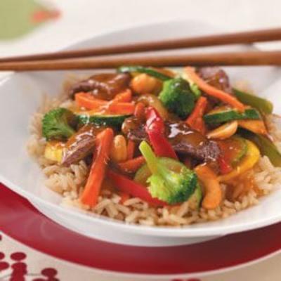 cashew beef stir fry