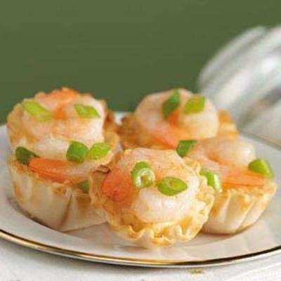 mini garnalen en grits shells