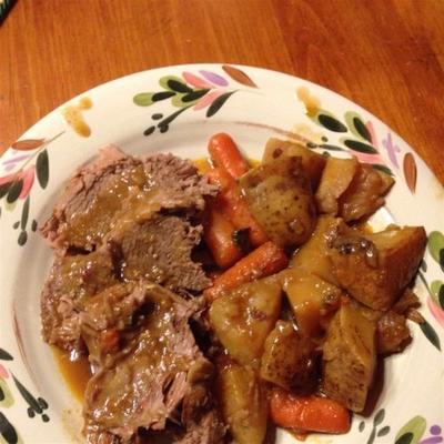 Pot Roast, Vegetables, and Beer