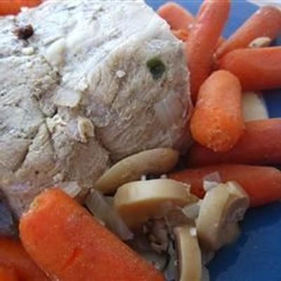 slowcooker varkenshaas met bier en groenten