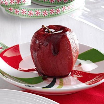 glühwein gepocheerde appels