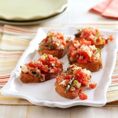 bruschetta met proscuitto