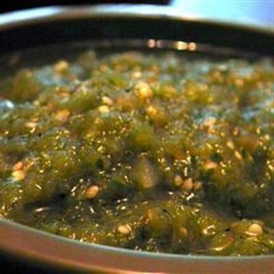 groengloeiende saus (salsa verde)