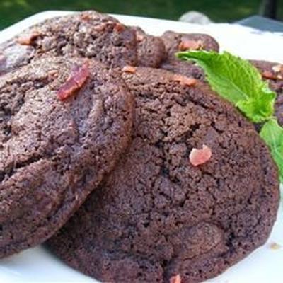 chocolade-chocolate chip spek koekjes
