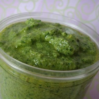 spinazie basilicumpesto