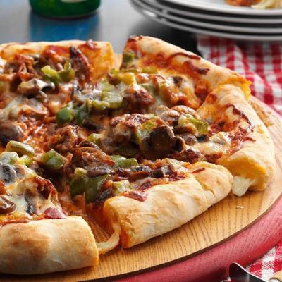 gevulde korst pizza