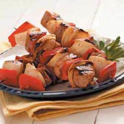 firecracker pork kebabs