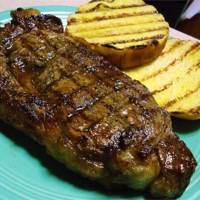 bourbon street rib-eye steak