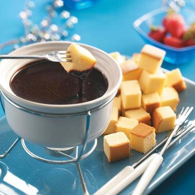 chocolade karamel fondue