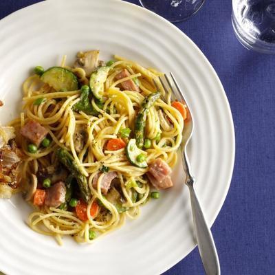 lente alfredo pasta